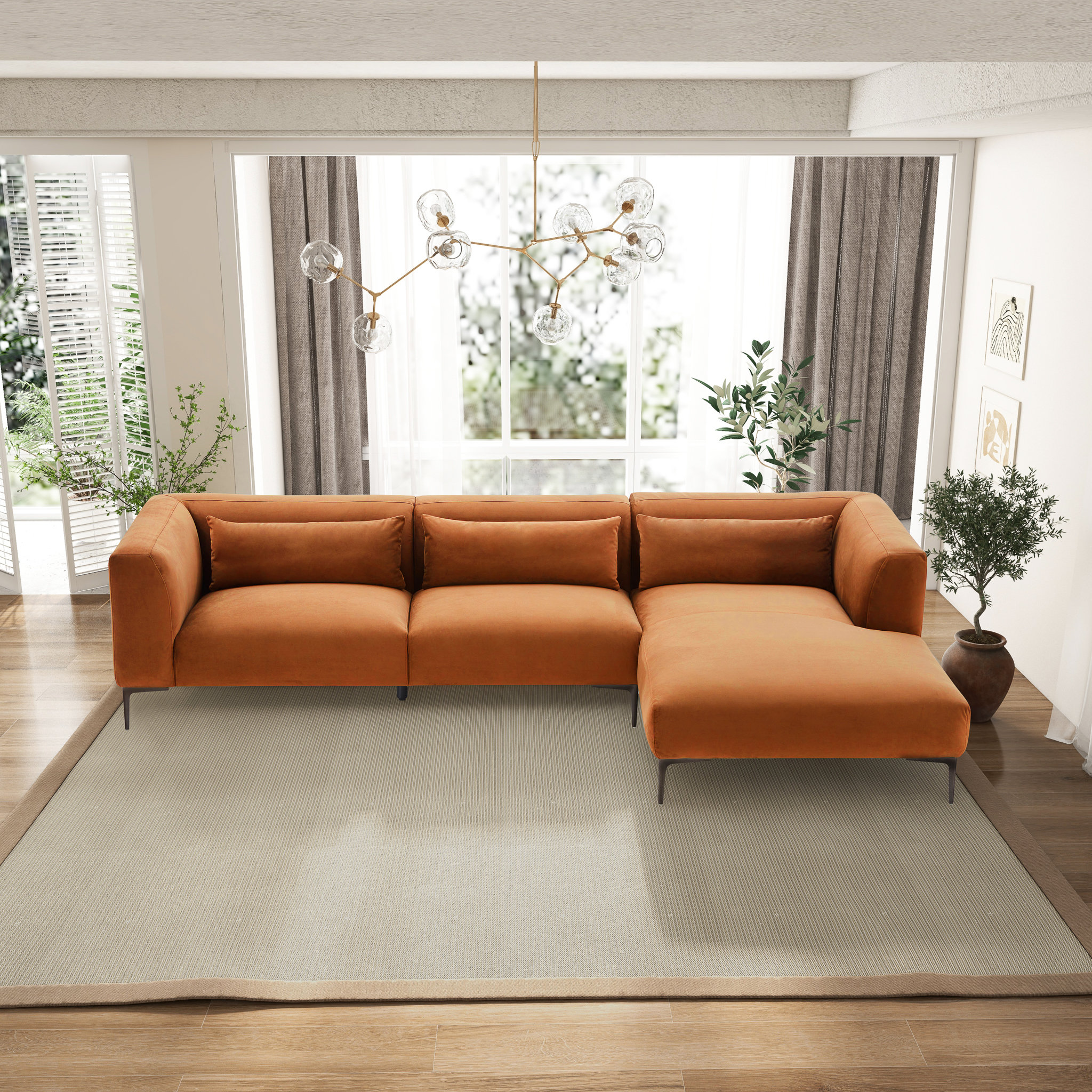 Nashonda+122.8''+Wide+Japandi+